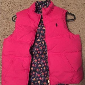Reversible Ralph Lauren girls vest